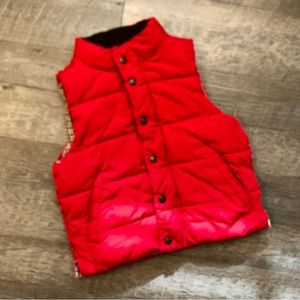 BABY GAP⚡️RED SUPER COZY PUFFER JACKET COAT_4Y